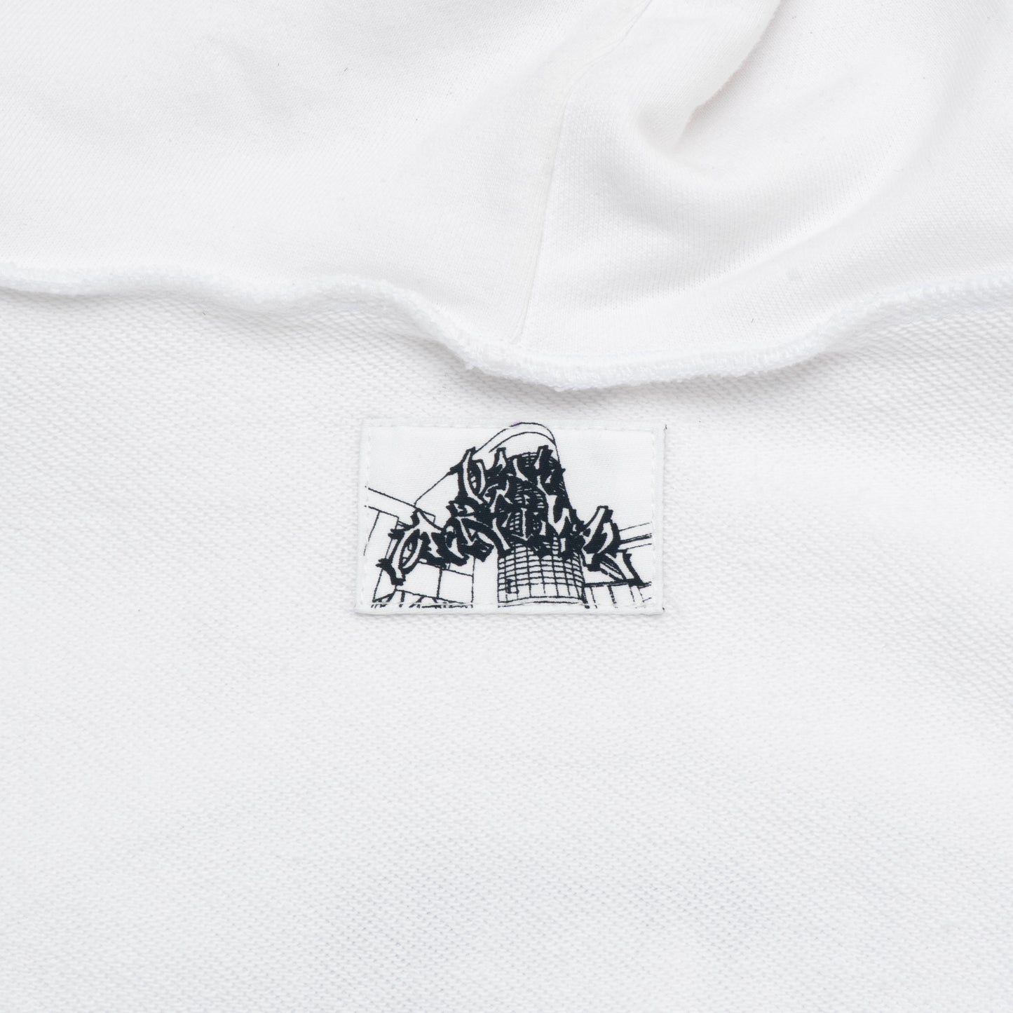 World wide sweat hoodie(White)