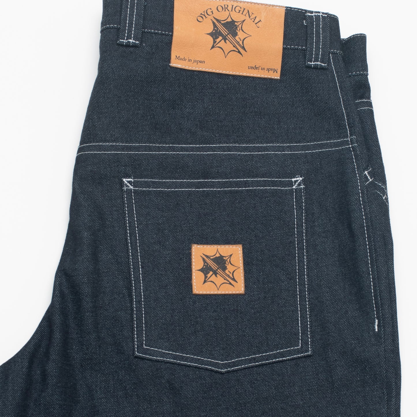OYG Original Rigid baggy denim trousers