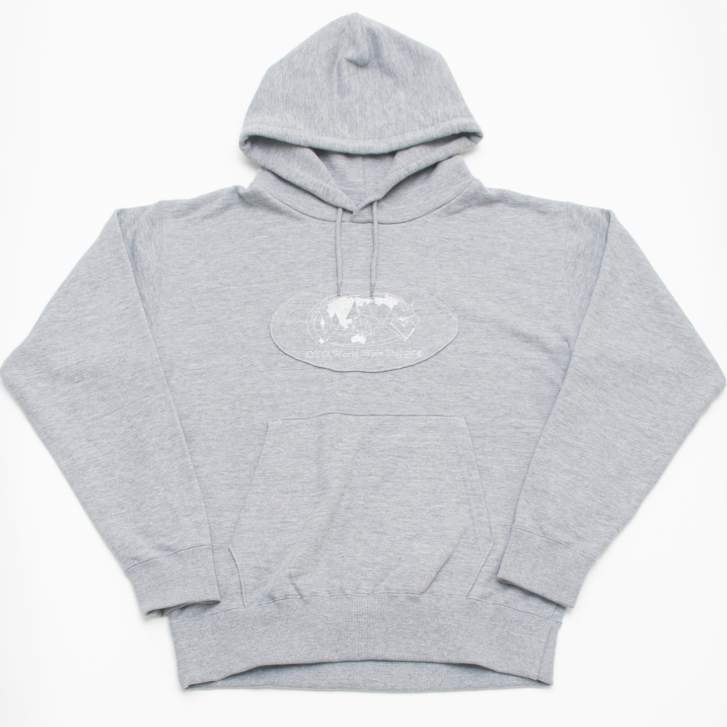World wide sweat hoodie(Grey)