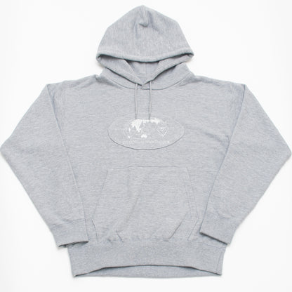 World wide sweat hoodie(Grey)