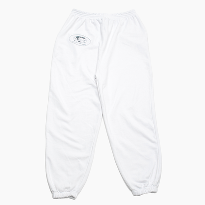 World wide sweat pants(White)